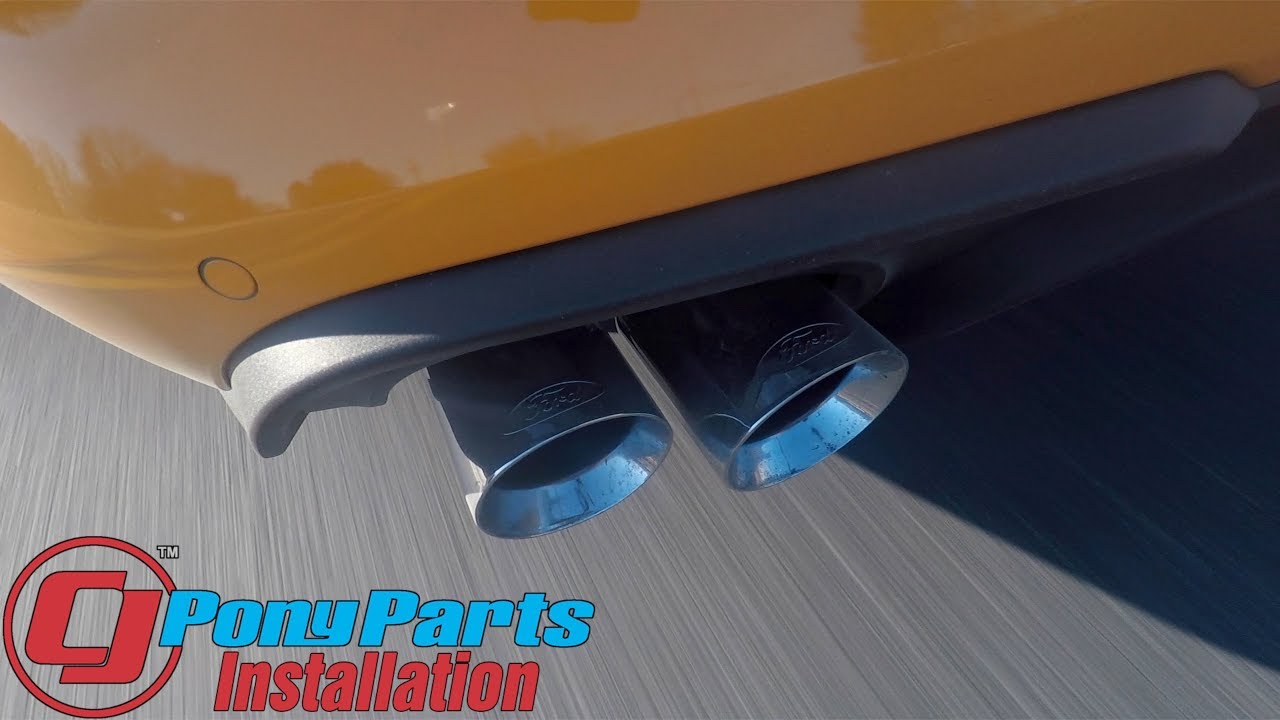 2018-2023 Mustang GT Ford Performance By Borla Touring Catback w/Quad Tip w/o Active Exhaust Install
