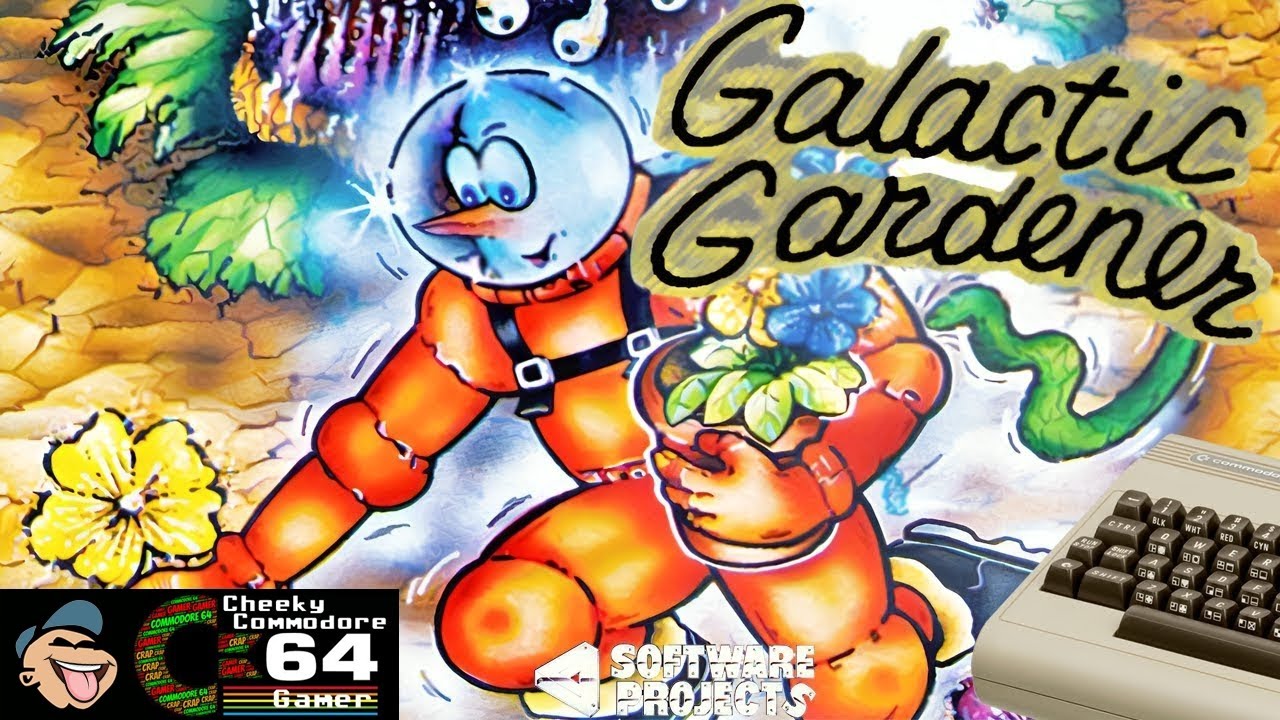 GALACTIC GARDENER – Commodore 64 (1984) | Software Projects' Surreal Sci-Fi Arcade Adventure