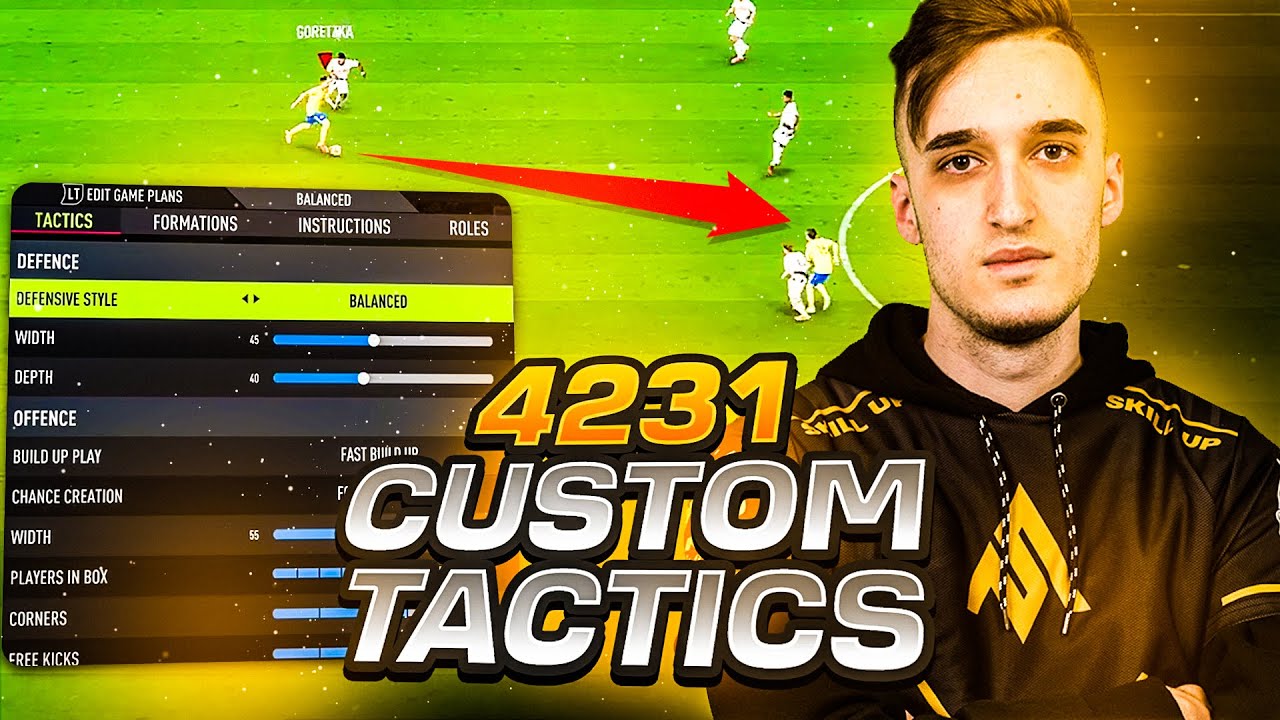 **POST PATCH** PRO PLAYER 4231 CUSTOM TACTICS !!! 🔥🔥 FIFA22 ULTIMATE TEAM