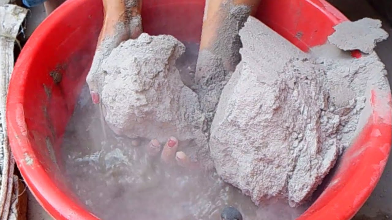 Asmr: Huge Chunks || Silky & Overloaded Soft 🤤|| Dry+ Water Crumbling+ Dusty Play 🌪️🌪️