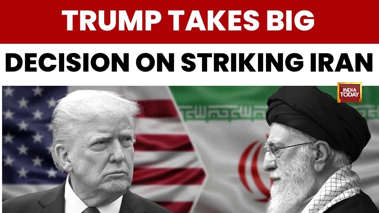 US President Trump Weighs Limited Military Strikes On Iran To Force Nuclear Deal | India Today