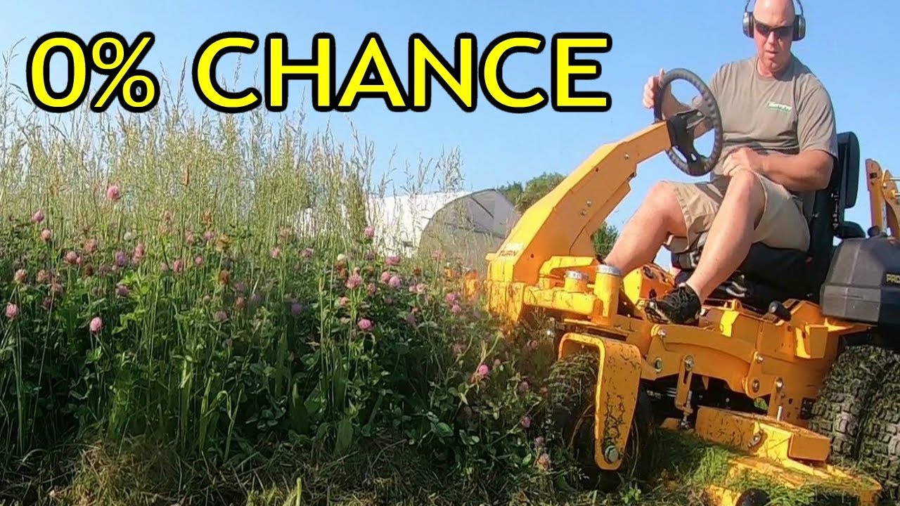 Cub Cadet ни за что не сможет косить эту высокую траву, Pro Z 972 SD 2019 года