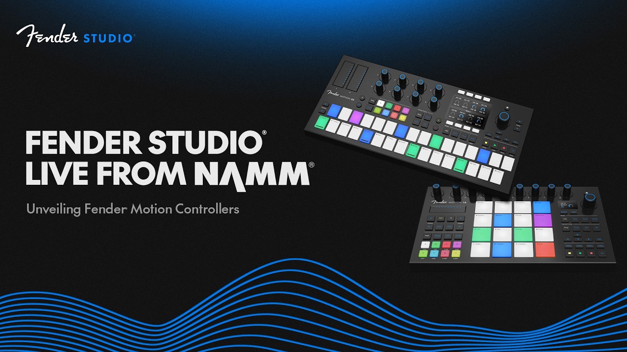 Презентация контроллеров движения Fender | Выставка NAMM 2026 | Fender Studio
