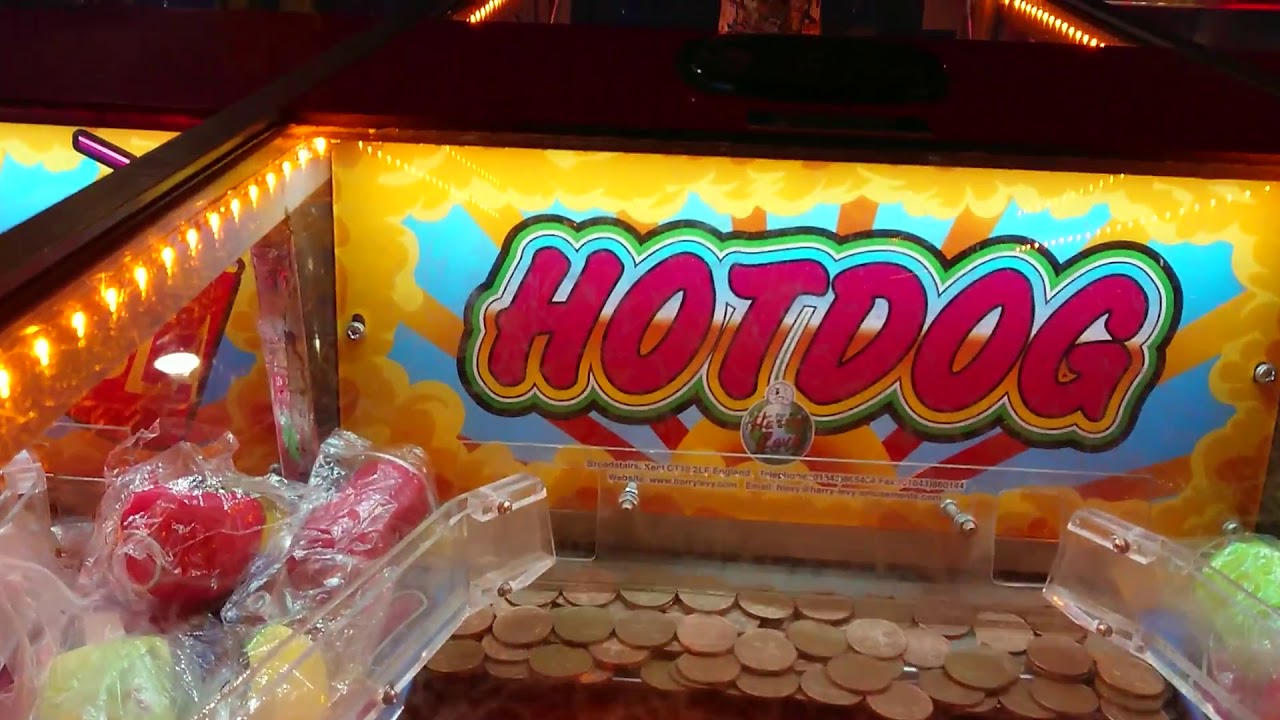 Hot Dog 2p Coin Pusher In The Arcades