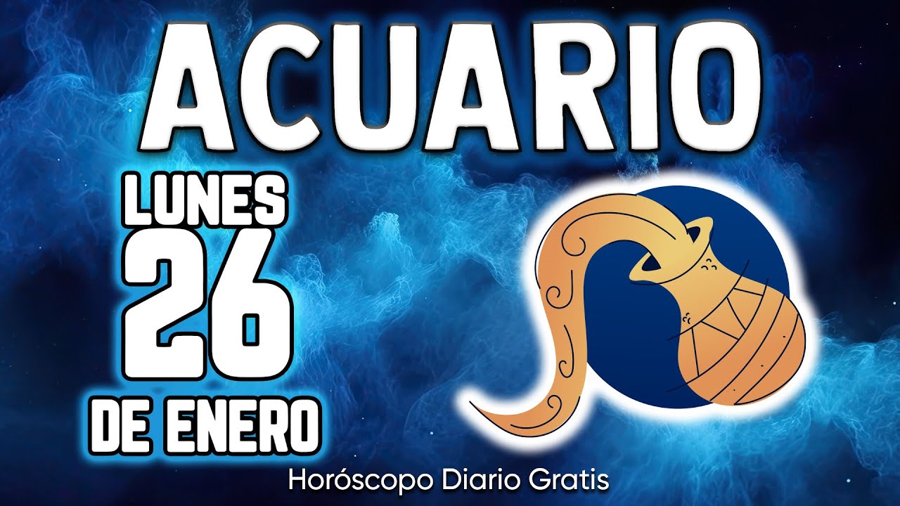 ✅️TU DESTINO ESTA ESCRITO Y TRAE ESTO😱🎁 acuario ♒ Horóscopo diario 26 DE ENERO 2026 🔮 horóscopo 