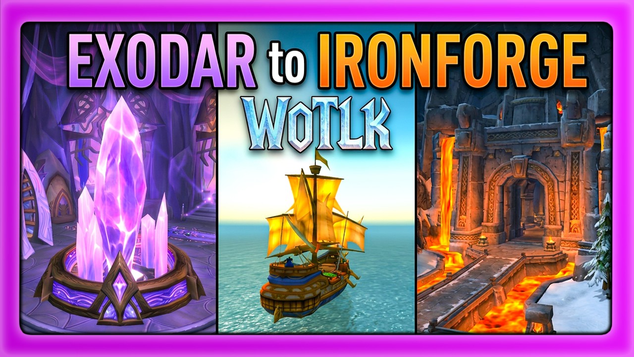 How to Get from Exodar to Ironforge in WOW WOTLK (Quickest Way Included)