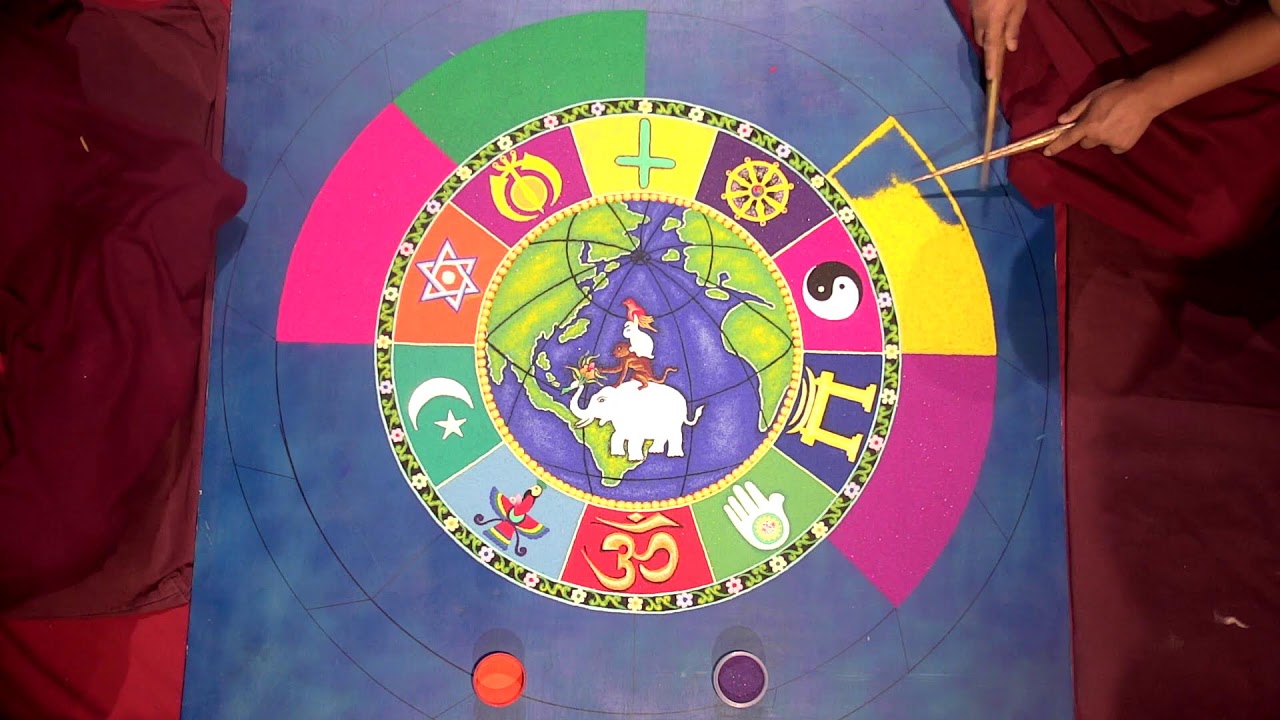 Sand Mandala Creation | With Tashi Kyil Monastery