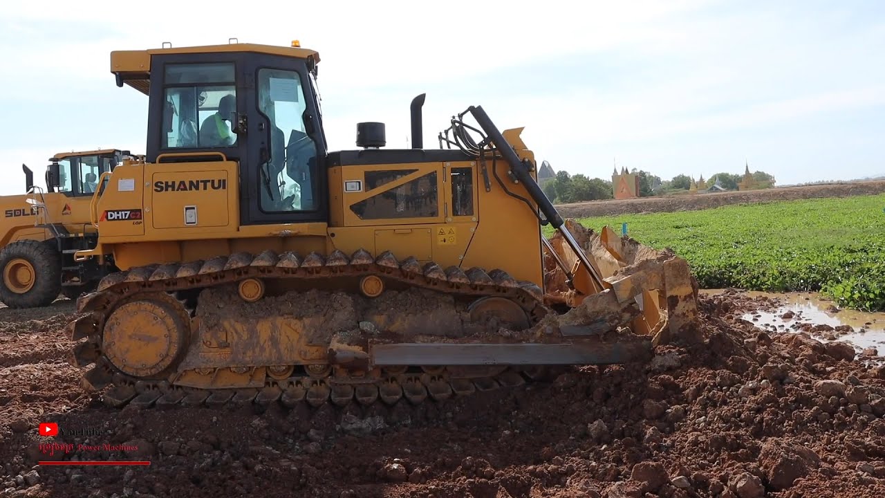 Super Bigger Bulldozer Loader Dump Truck Jobs Soils Stronger Machines Hard Pushing & Spreading
