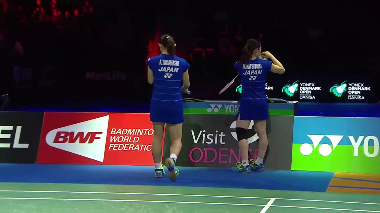 Yonex Denmark Open 2016 | Badminton F M1-WD | Mat/Tak vs Jung/Shin
