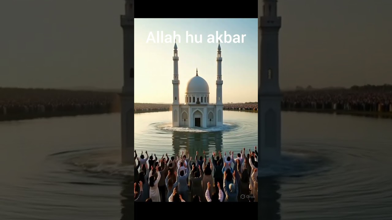 পানির বুক চিরে উঠে এলো রওজা শরীফ।#foryou #islamicshort #islamicreminder #raujasharif #সুবাহানআল্লাহ