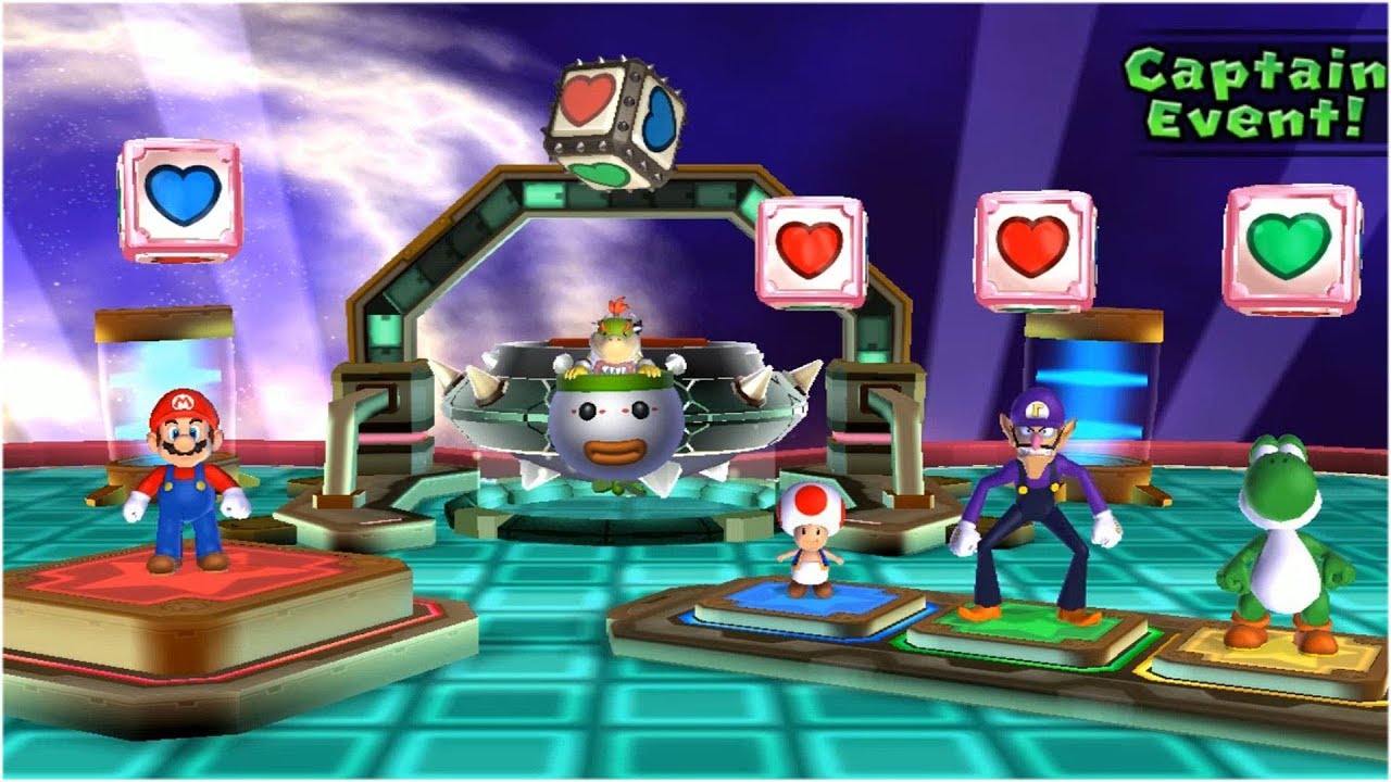 Mario Party 9 Bowser Station - Toad vs Mario vs Waluigi vs Yoshi Gameplay | MARIOGAMINGHUB