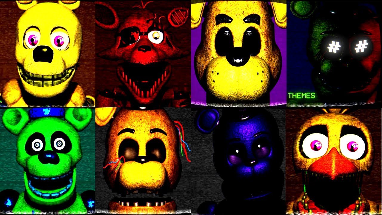 Final Hours 2 ALL JUMPSCARES & FNAF 1-5 ALL ANIMATRONICS