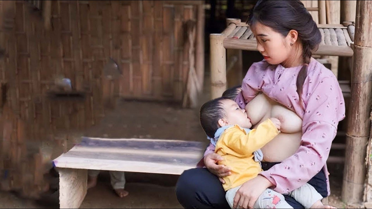 Single Mother Living in a Small Poor Village | Calm Rural Life & Daily Routine p6