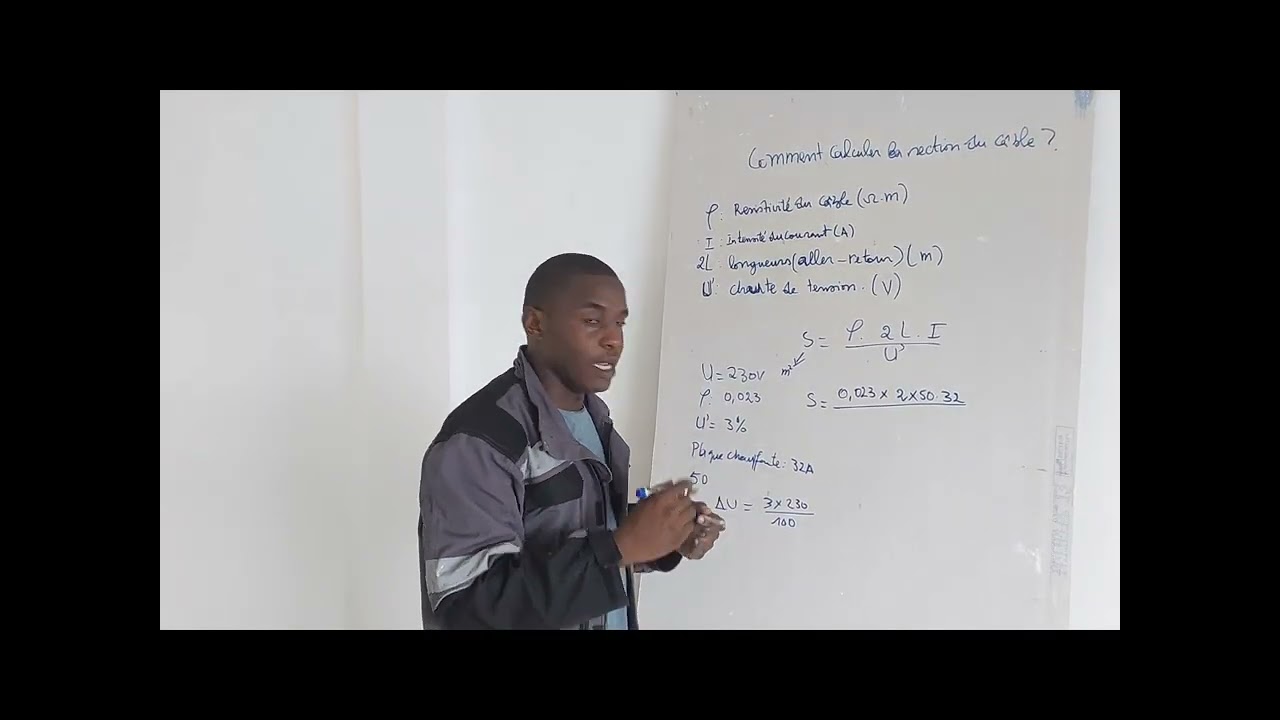 comment calculer la section d'un c&acirc;ble en 230v