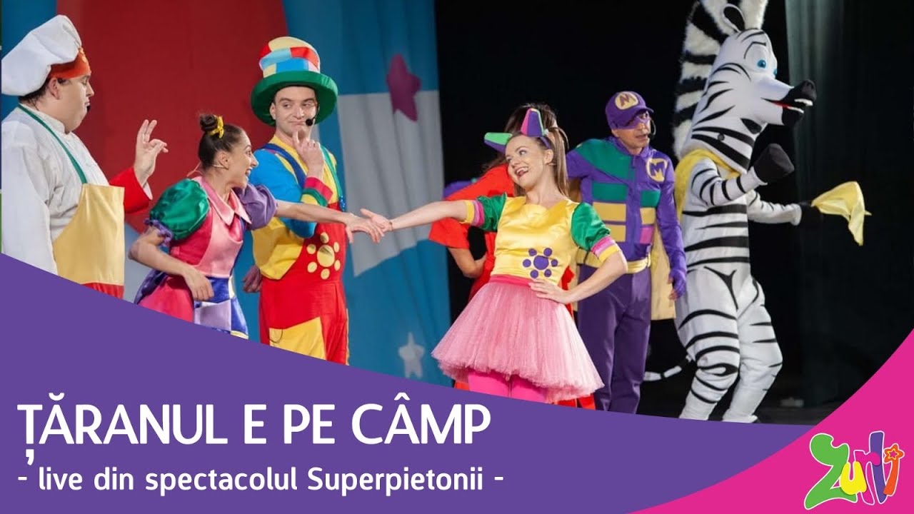 Gașca Zurli - Țăranul e pe c&acirc;mp (live din spectacolul Superpietonii) #gascazurli #cantecepentrucopii