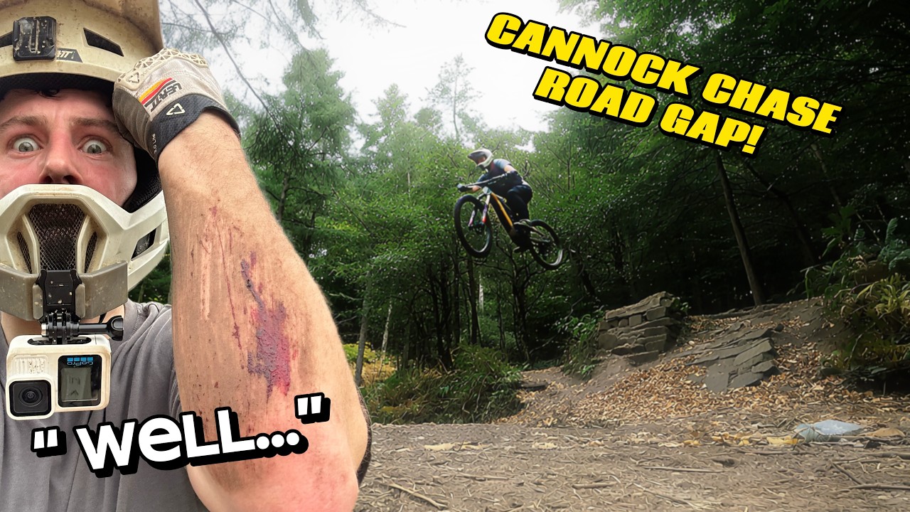 I Sent Cannock Chase’s Biggest Road Gap! Stile Cop Downhill MTB