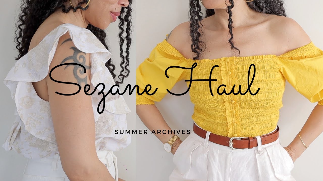 SEZANE SUMMER ARCHIVES HAUL/REVIEW