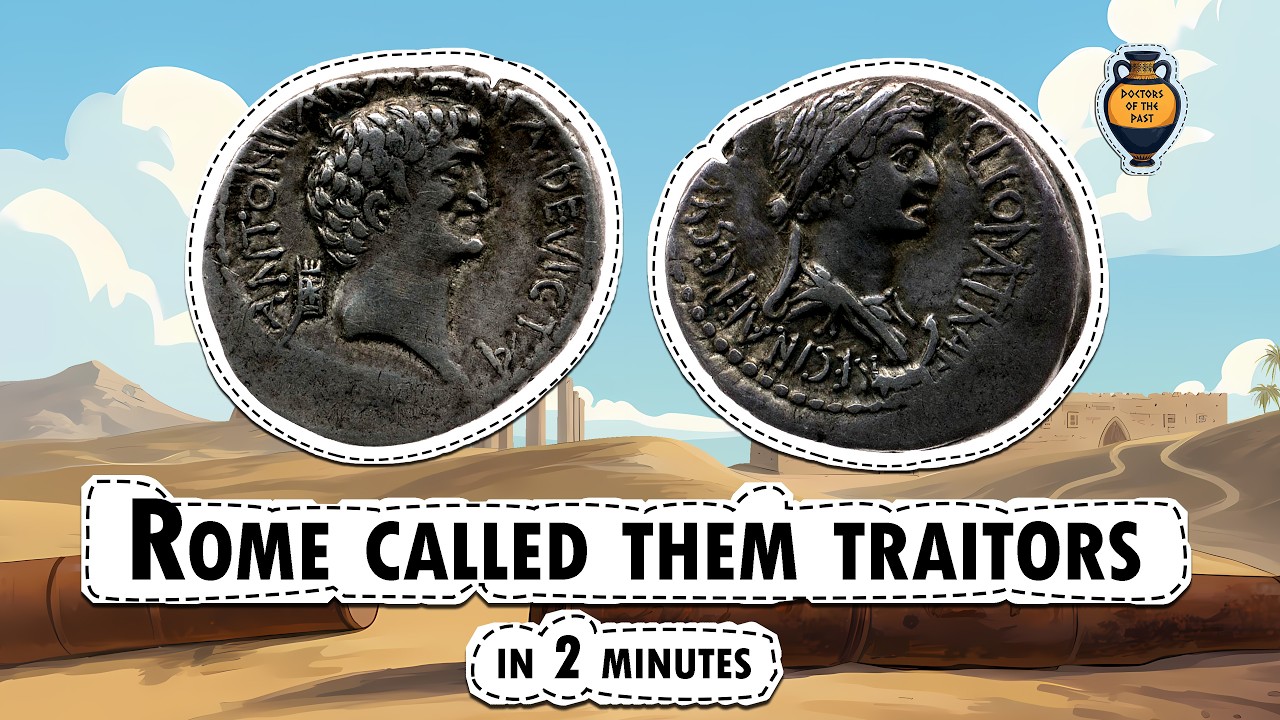 The Perfect Excuse for Octavian #romanhistory #augustus #cleopatra