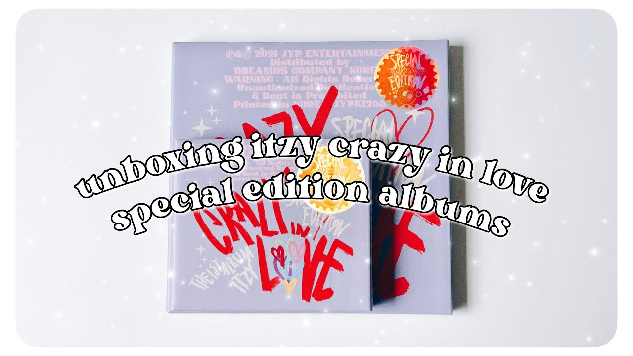 ✧ unboxing itzy's crazy in love special edition albums || photobook + jewel case!  ✧