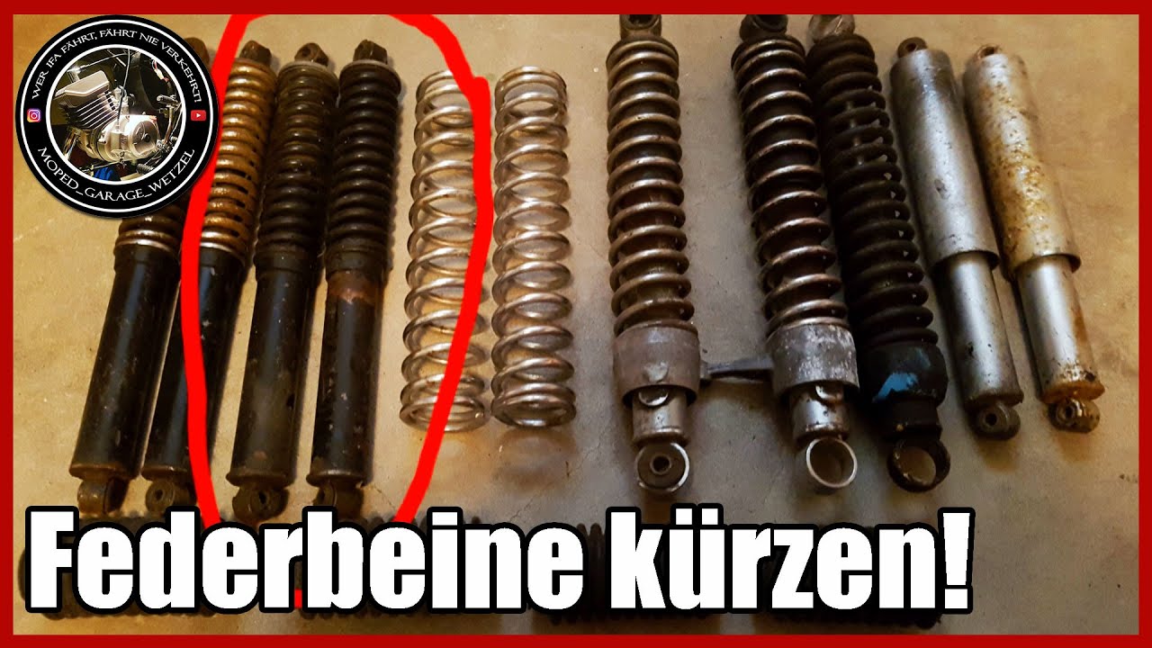 Stoßdämpfer tieferlegen! | Federbeine professionell kürzen