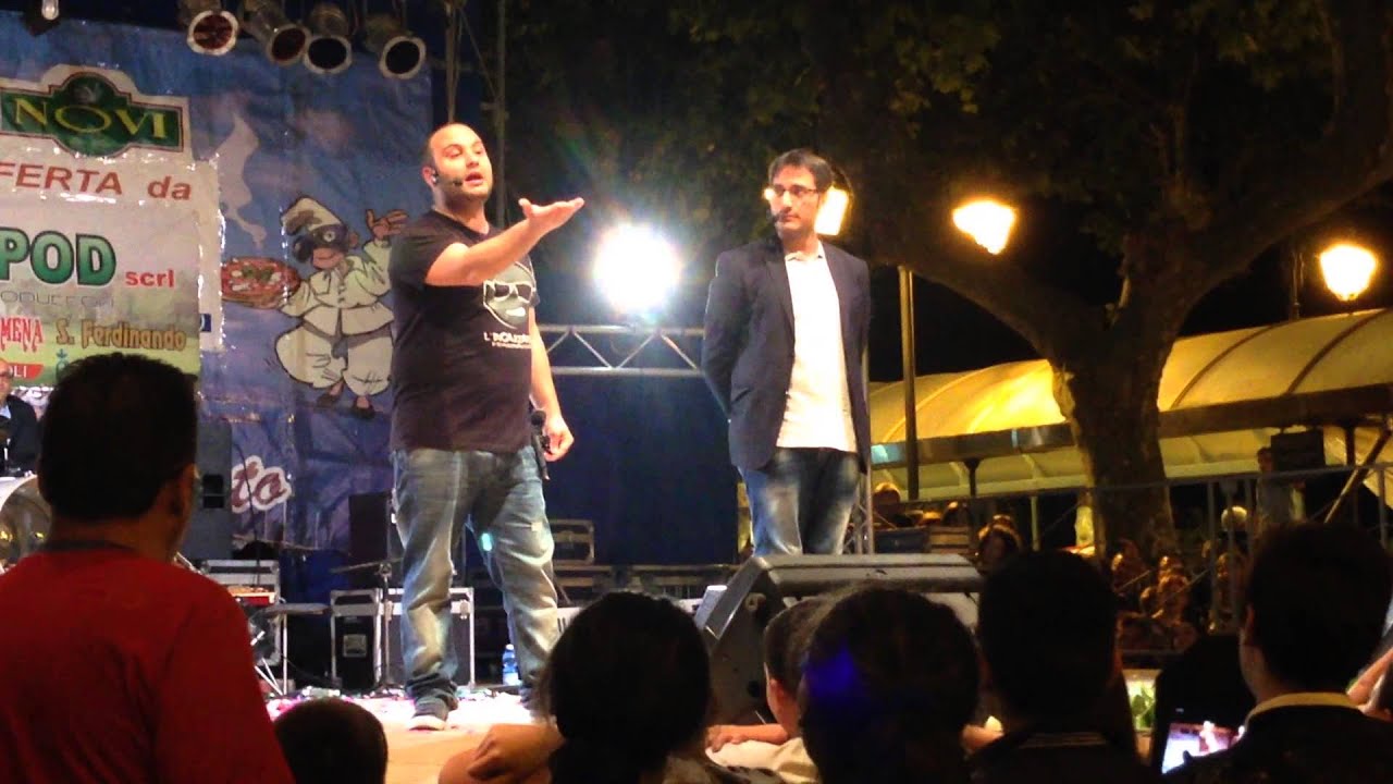 Enzo e Sal a Scafati alla festa della pizza in piazza a Bagni 07/06/2014 video 1 di 2