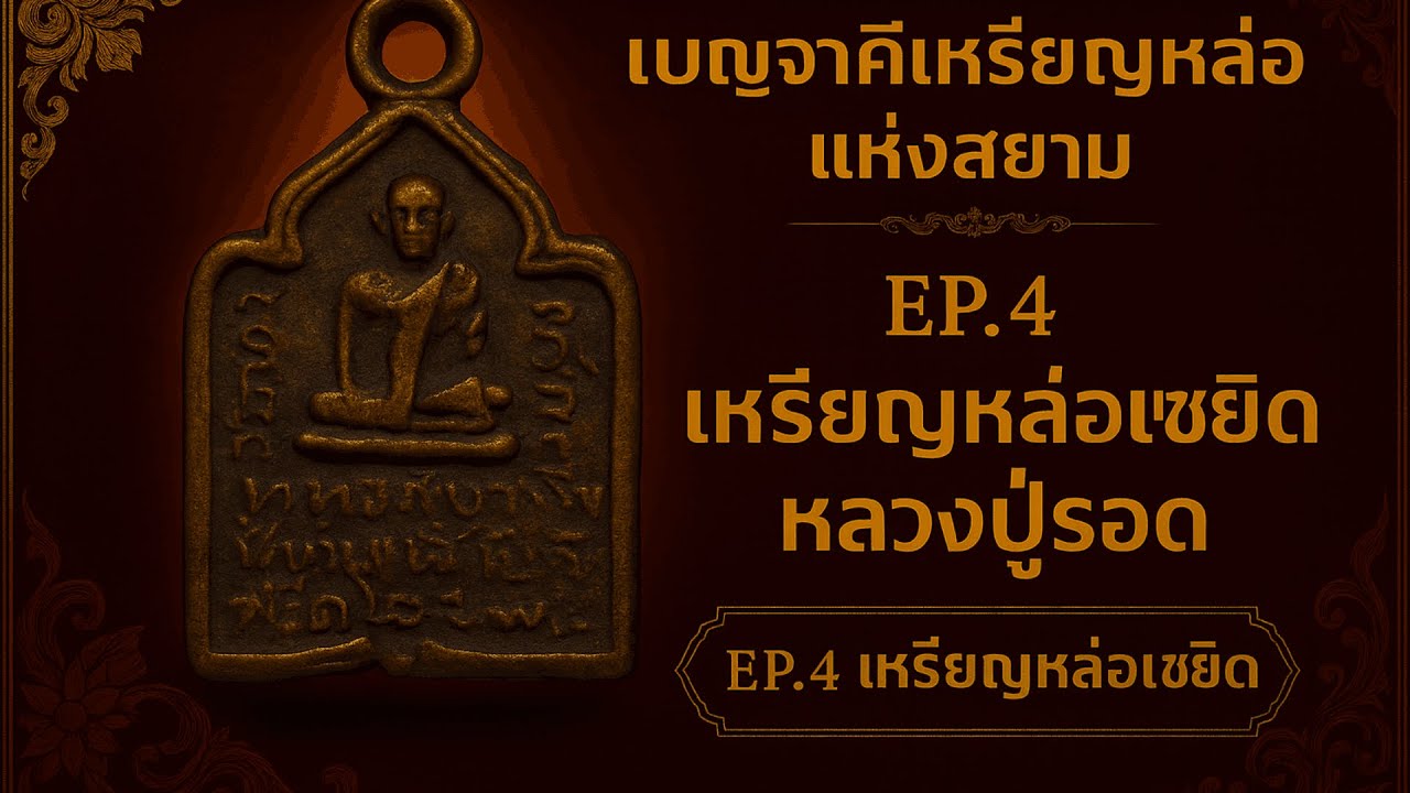 เหรียญหล่อแซยิด หลวงปู่รอด วัดบางน้ำวน — ตำนานอริยสงฆ์ผู้ศักดิ์สิทธิ์แห่งลุ่มน้ำแม่กลอง