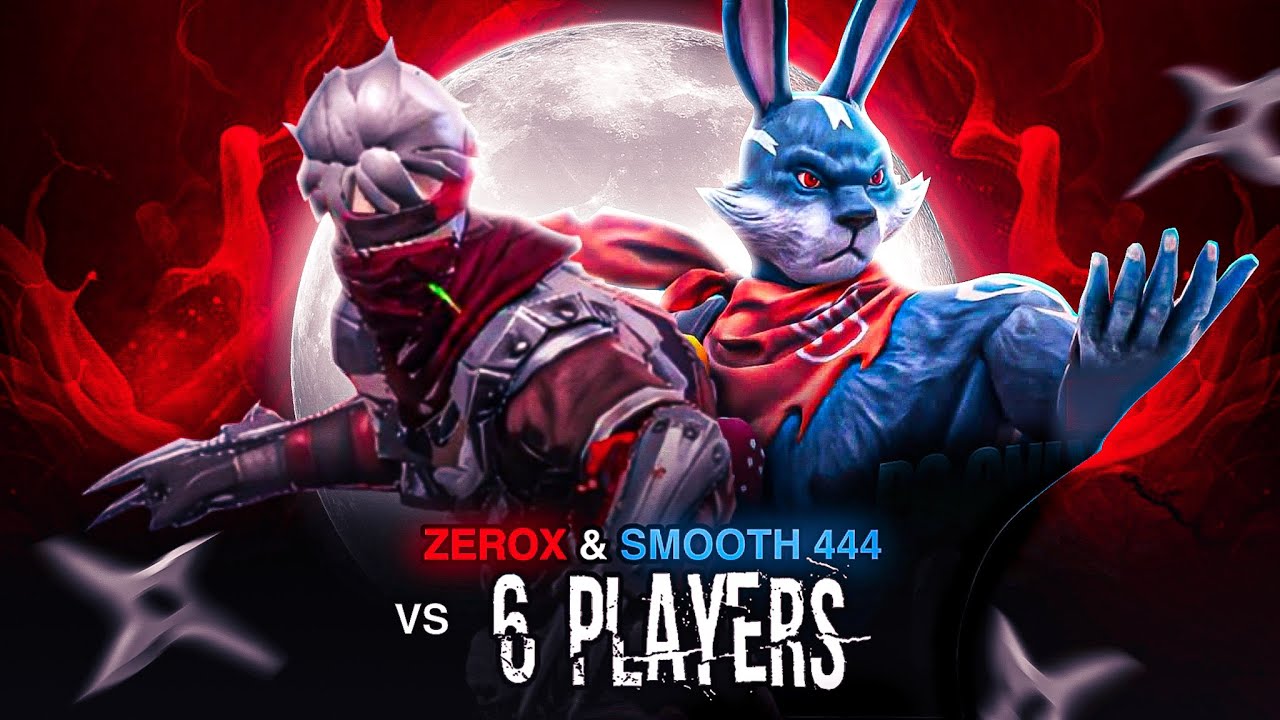 ZEROX FF x SMOOTH 444 | 2vs6🔥Guess the Kills?☠️