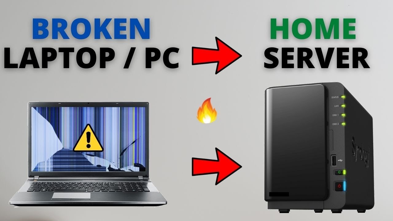 MAKE HOME SERVER FREE USING BROKEN LAPTOP OR OLD PC | टूटे पुराने लैपटॉप PC से घर पर बनाये सर्वर |