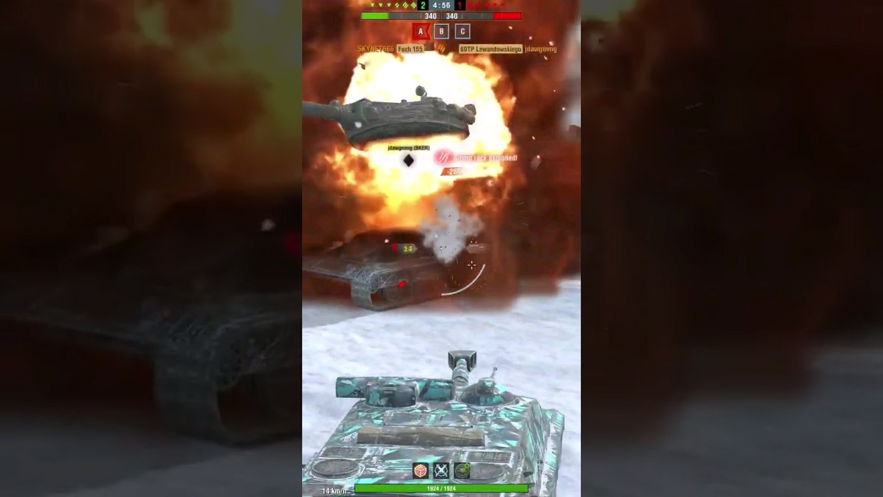 Foching the ammo racks 💥 WoT Blitz #shorts #wot_blitz #wotb #wotbestmoments