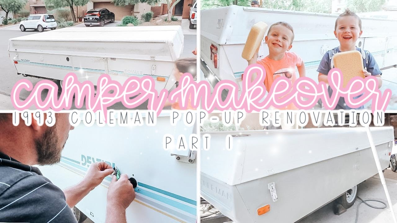 CAMPER RENOVATION // PART I // HOW TO REFRESH A POP-UP CAMPER // ON CLOUD CLYNE // CAMPER DIY