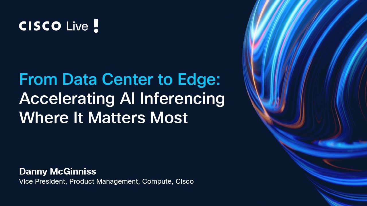 Centre Stage Session: From Data Center to Edge: Accelerating AI Inferencing Where It Matters Most