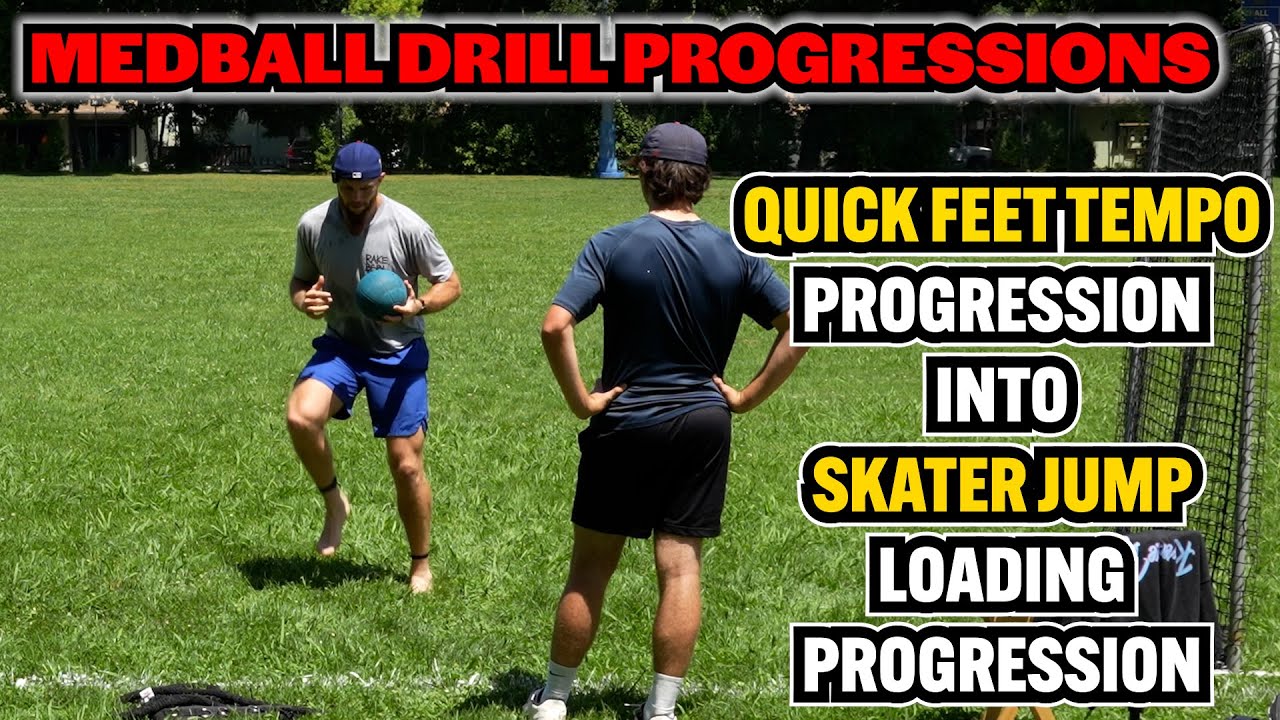 MedBall Progression - Increasing Feet Tempo w/ Skater Jump Load | DRILL PROGRESSIONS