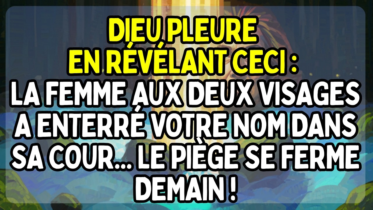 ⚪ R&Eacute;V&Eacute;LATION : VOTRE NOM EST ENTERR&Eacute; PAR LA FEMME AUX DEUX VISAGES. LE PI&Egrave;GE SE FERME DEMAIN !