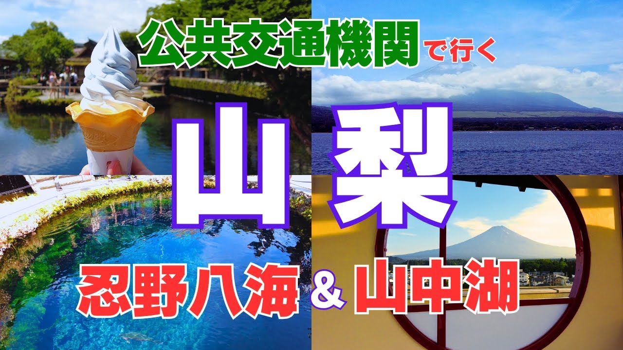 【車なし・公共交通／女ひとり旅】山梨県・忍野八海・山中湖2025観光／富士山を眺める日帰り旅