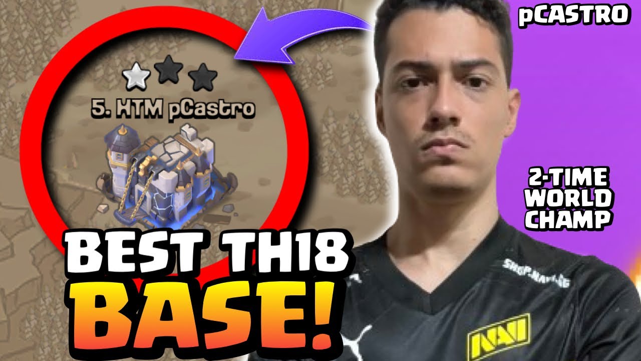 2-Time World Champ pCASTRO Has BEST TH18 Base in the World