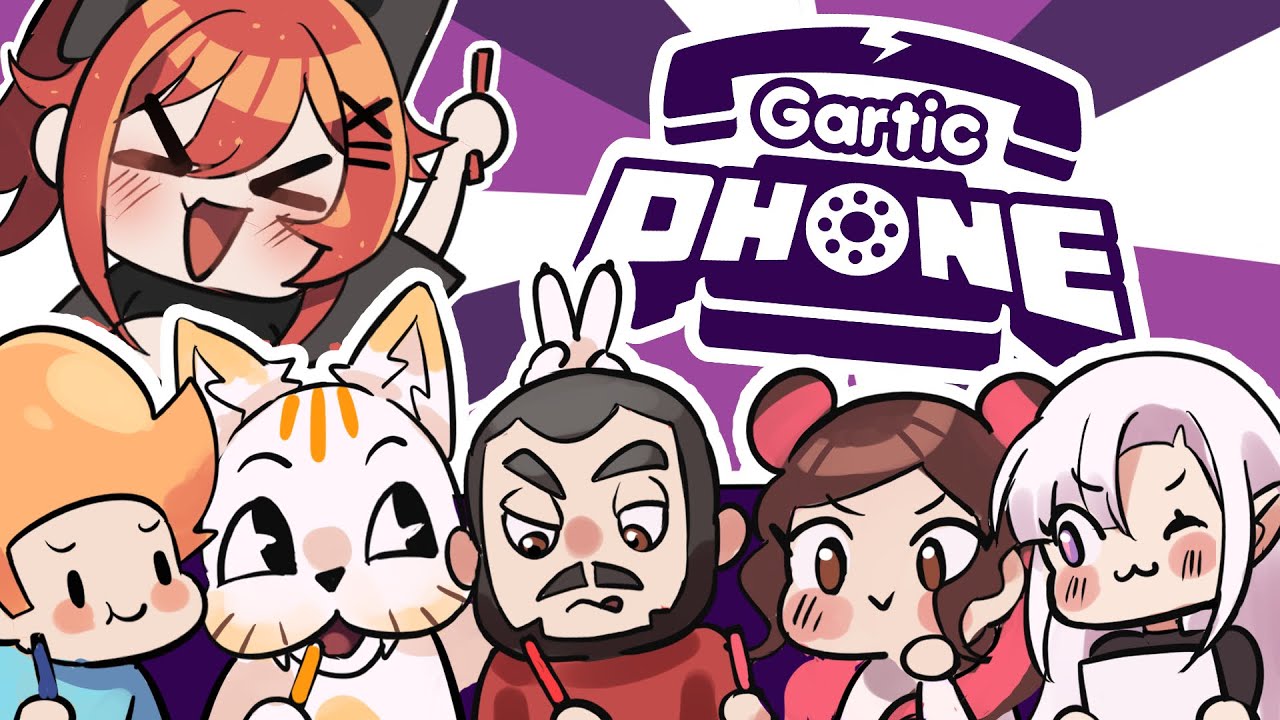 Sfido Artisti a Disegnare Personaggi degli Anime più famosi... Su GARTIC PHONE!