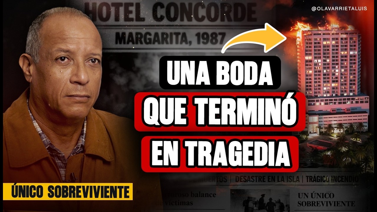 ÚNICO SOBREVIVIENTE: TRAGEDIA del HOTEL CONCORDE 1987