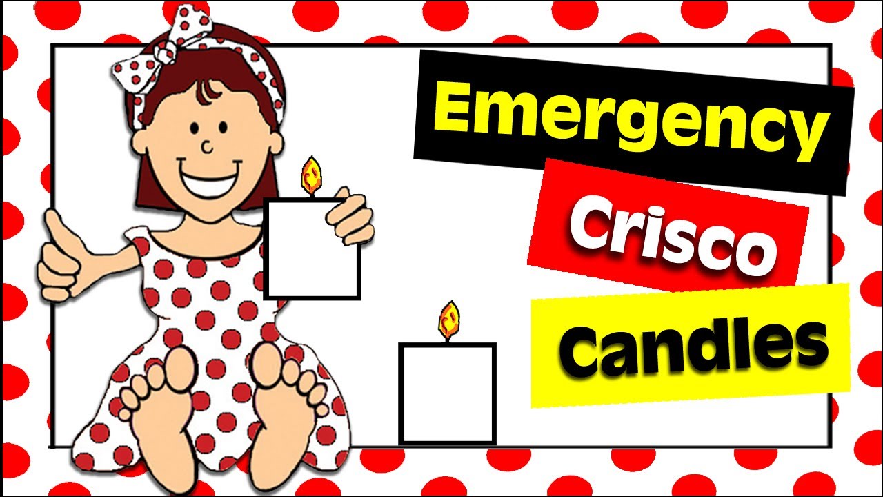 DIY Emergency Crisco Candle - No Wax Candle!