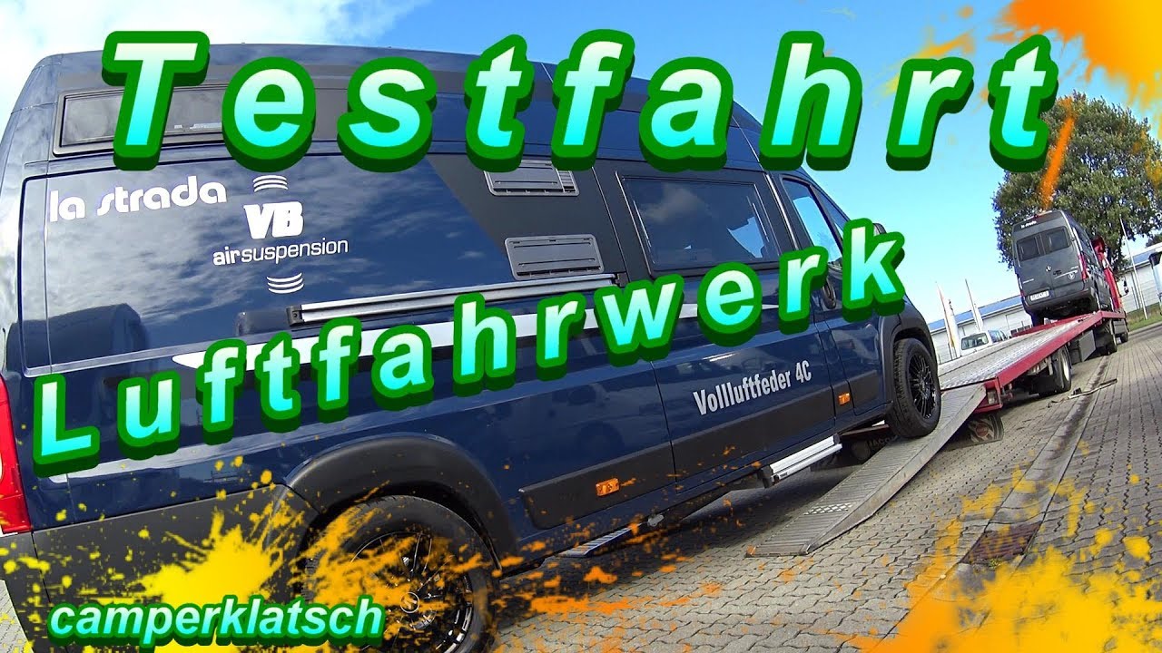 Nora fährt die VB-AIRSUSPENSION VOLLLUFTFEDER 💥 Kastenwagen Wohnmobil Test / Review