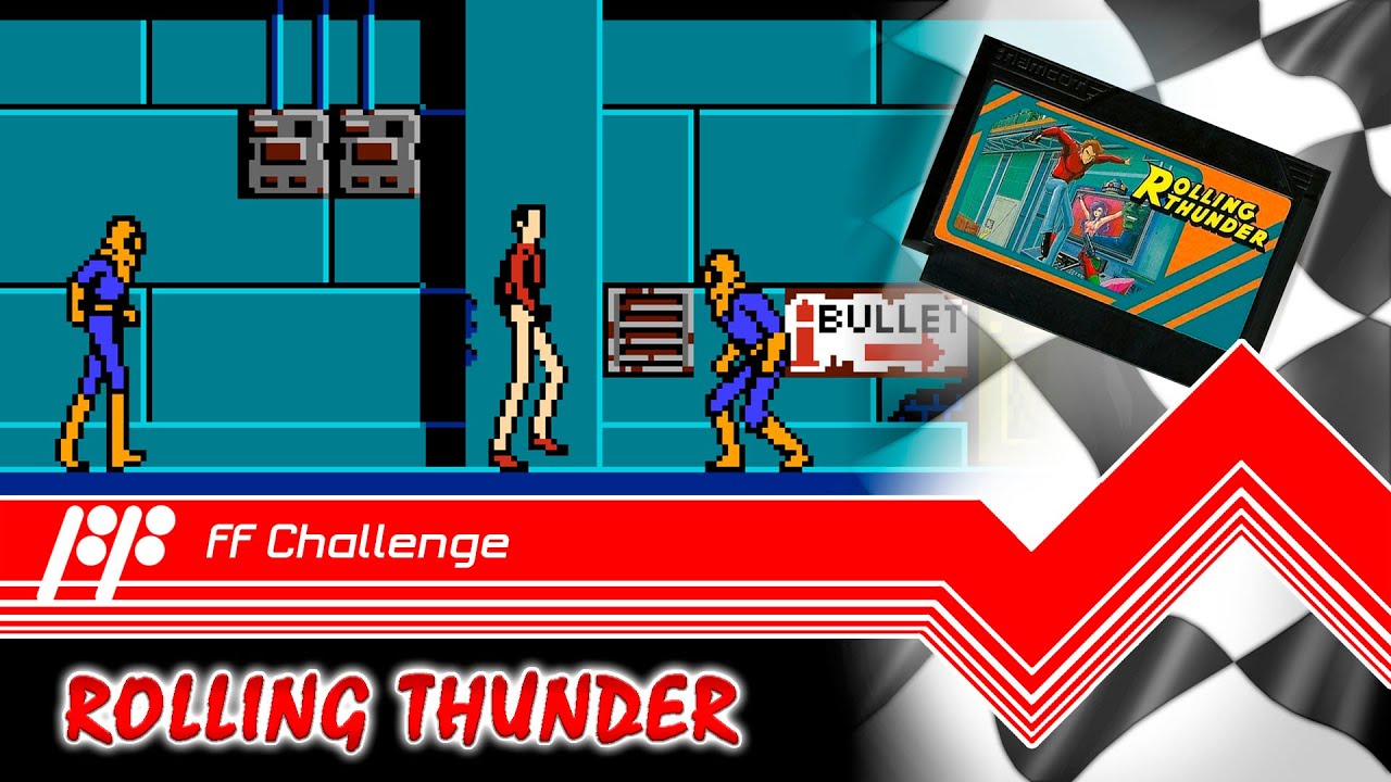 Rolling Thunder - FF Challenge. Прохождение всех игр Famicom.
