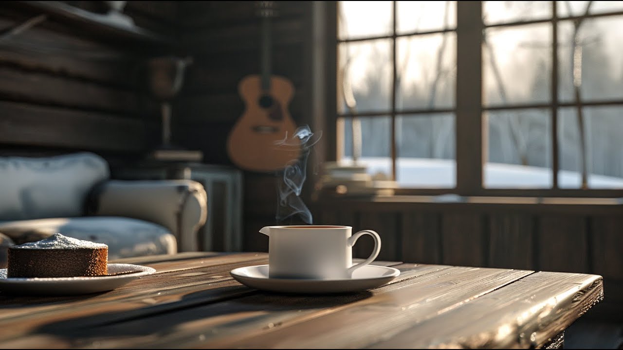 Cozy Winter Guitar Jazz – Relaxing Acoustic Sounds for Cold Days