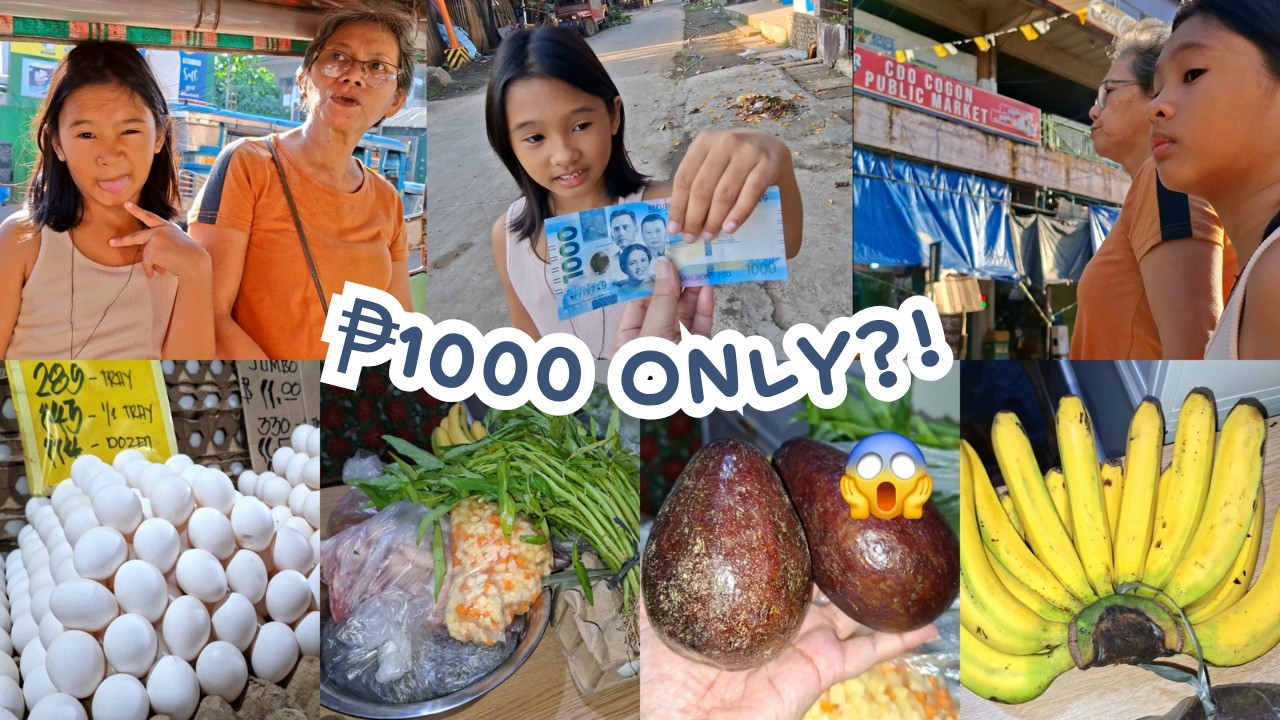 ₱1000 Wet Market Challenge Philippines 😱 | What Can You Buy?