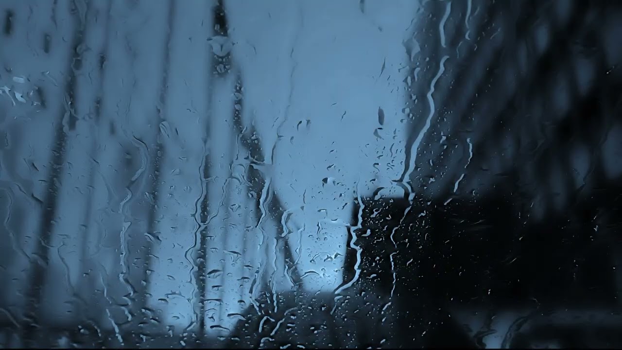 Soft Rain on Window 🌧️ | 4 Hours of Calm, Low-Light Rain Ambience