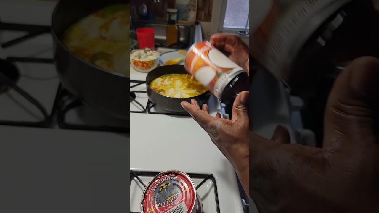 CURRY CRABS SHRIMP RUNDOWN 