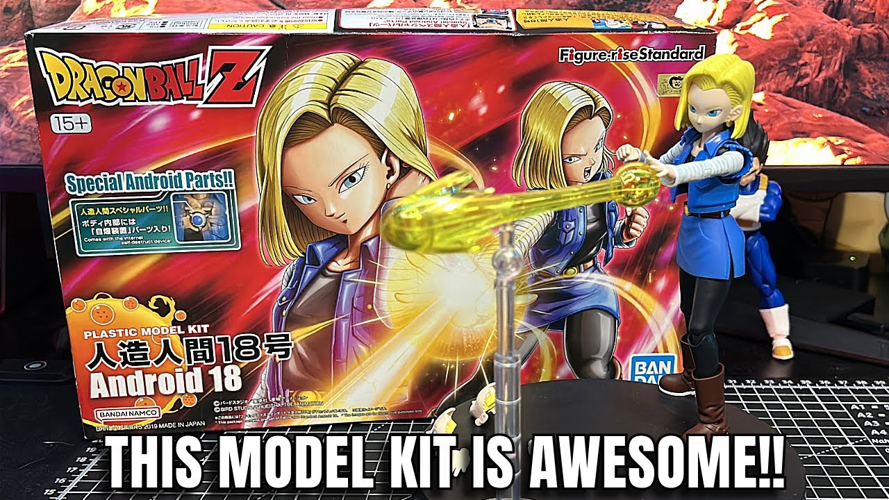 Bandai Dragon Ball Z Android 18 Figure Rise Standard Review