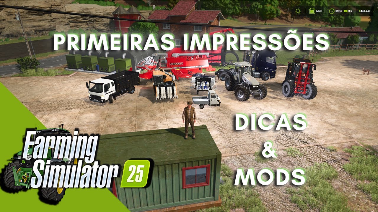 FS 25 - Primeiras Impressões Dicas e Mods | FARMING SIMULATOR 25