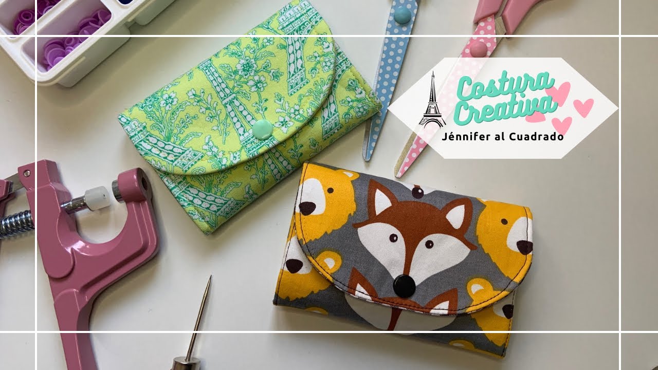 COSTURA CREATIVA Tutorial Monedero 2 compartimentos ♥️ REGALA cositas Hecho a mano #facilisimo