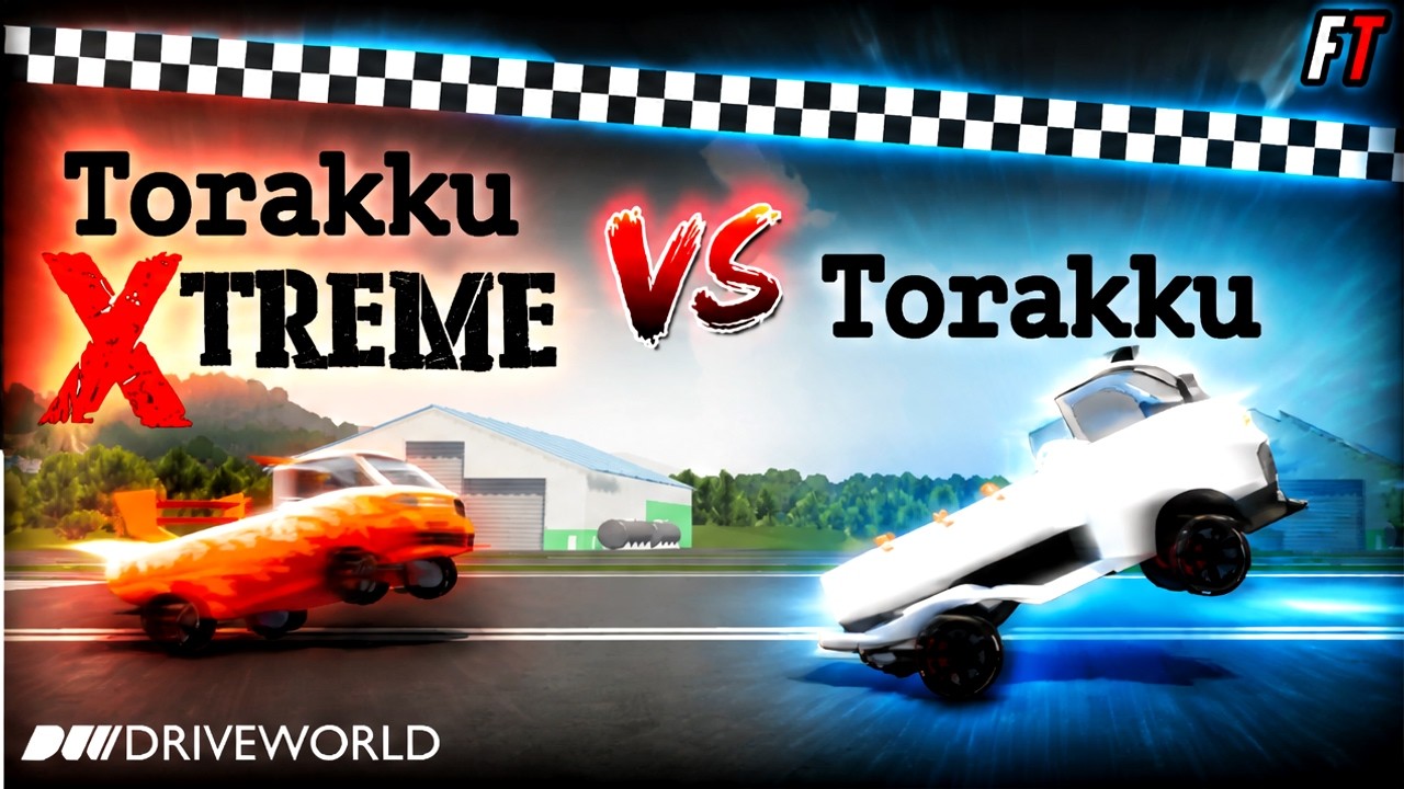 THIS RACE WAS CHAOS & FUNNY IN ROBLOX DRIVE WORLD… (Torakku VS Torakku Xtreme!)