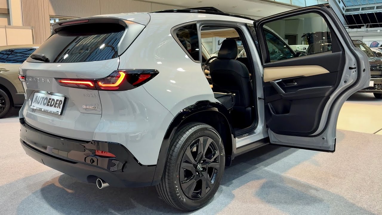 MAZDA CX 5 2026 Homura (EUROPE) - FOLDING seats with BUTTONS, PRACTICALITY & storage areas