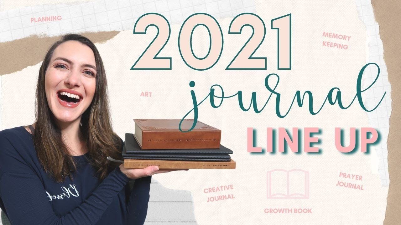 2021 JOURNAL LINE UP -- Moleskine creative journal, Growth Book faith journal...and a $7 planner?